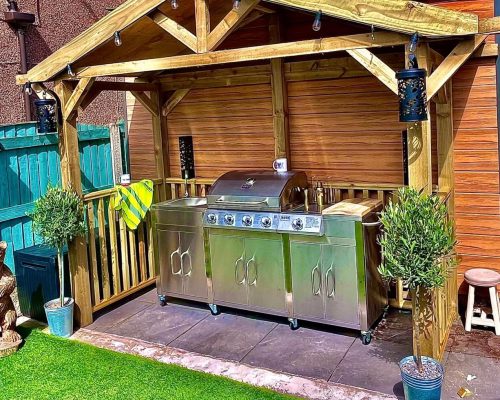 Bespoke Barbecue Canopy Prestatyn North Wales (2)