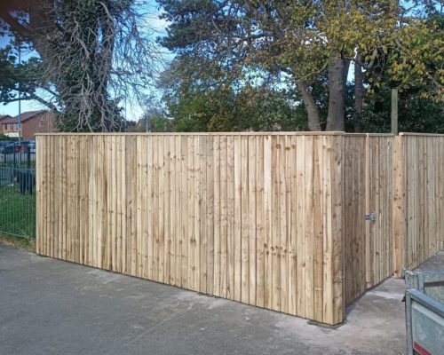 Fencing Rhyl, North Wales (2)